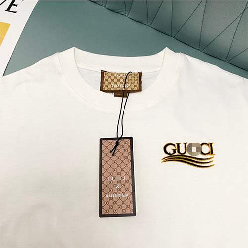 【バレンシアガ】×【グッチ】メンズ レディース 半袖Tシャツ 