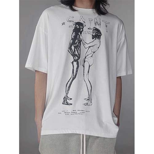 セント マイケル × DENIM TEARS メンズ レディース 半袖Tシャツ