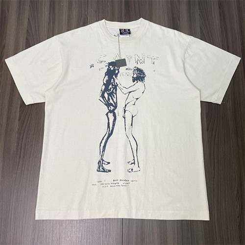 セント マイケル × DENIM TEARS メンズ レディース 半袖Tシャツ