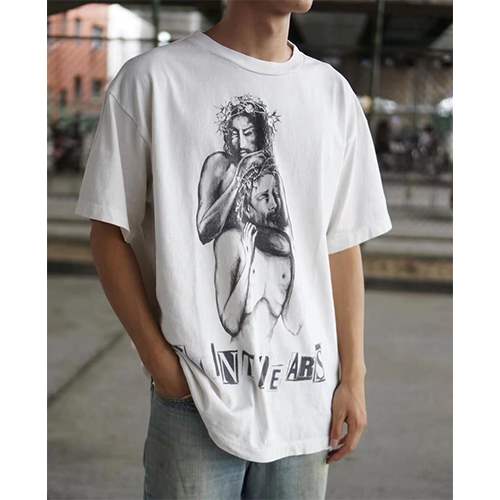 セント マイケル × DENIM TEARS  メンズ レディース 半袖Tシャツ