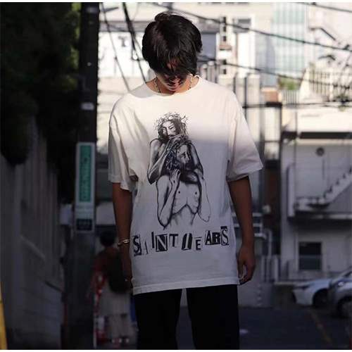 セント マイケル × DENIM TEARS  メンズ レディース 半袖Tシャツ