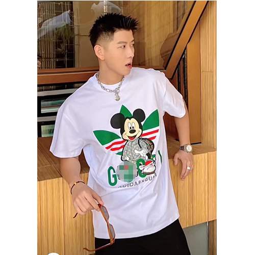 【グッチ】メンズ レディース 半袖Tシャツ 