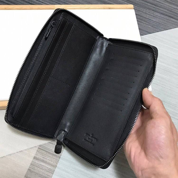 ルイヴィトンコピー   モノグラム シャドウ ジッパー ウォレット ヴァーティカル  長財布 M62902