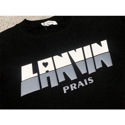 ランバンスーパーコピー メンズ レディース 半袖Tシャツ