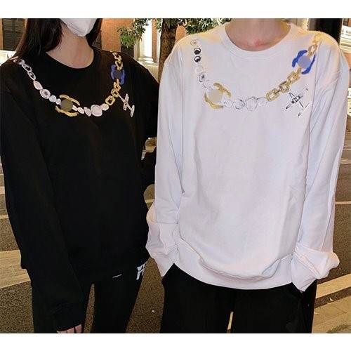 【C-BRAND】メンズ レディース 長袖　スウェットTシャツ  