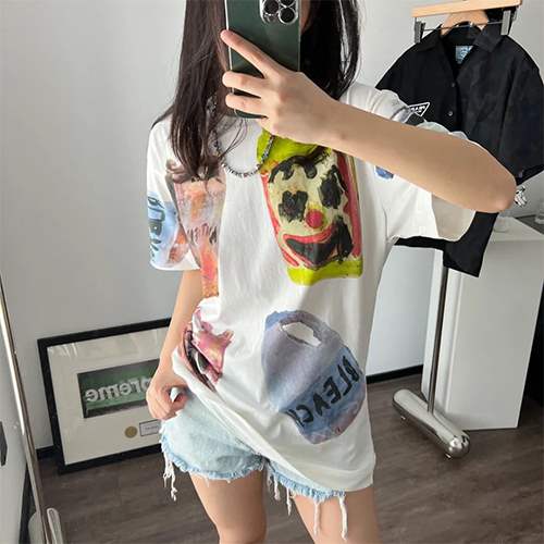 ジバンシイ偽物 メンズ レディース 半袖Tシャツ