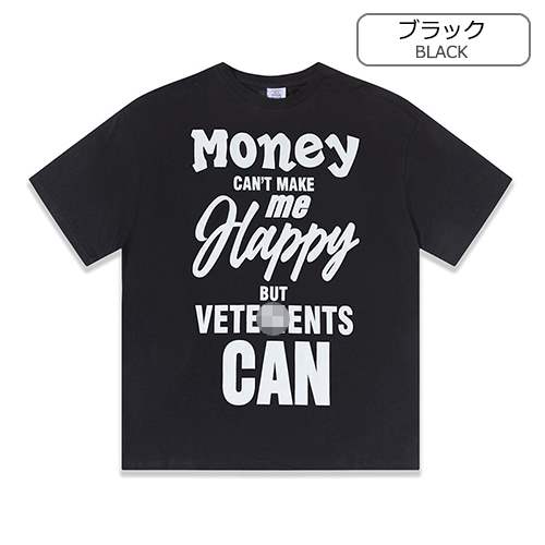 ヴェトモン偽物 メンズ レディース 半袖Tシャツ