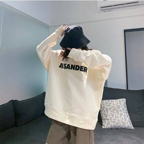 【JIL SANDER】メンズ レディース 長袖　スウェットTシャツ 