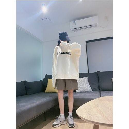 【JIL SANDER】メンズ レディース 長袖　スウェットTシャツ 