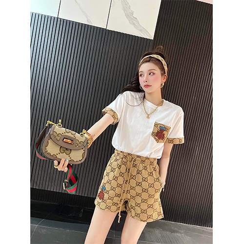 【グッチ】メンズ レディース 半袖Tシャツ 