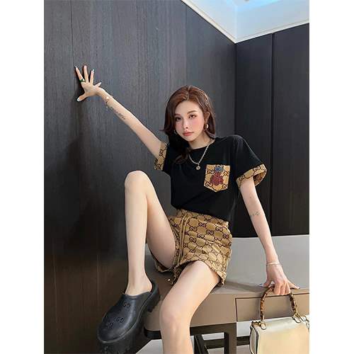 【グッチ】メンズ レディース 半袖Tシャツ 