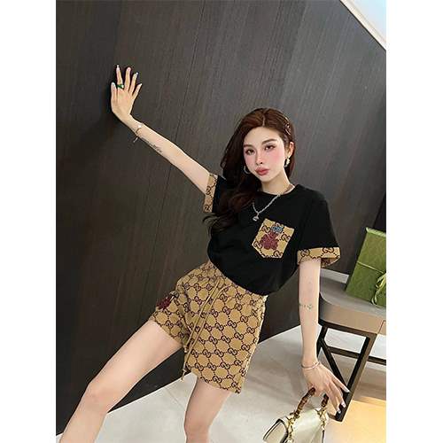 【グッチ】メンズ レディース 半袖Tシャツ 