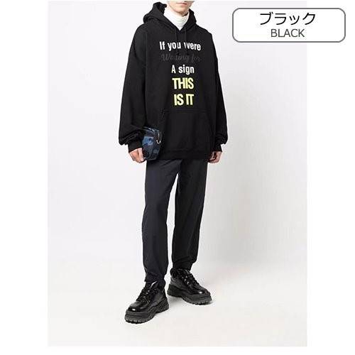 【ヴェトモン】 フード Tシャツ パーカー  