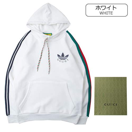 アディダス × グッチ コピー フード Tシャツ パーカー