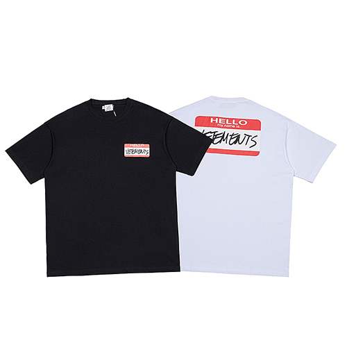 ヴェトモンコピー メンズ レディース 半袖Tシャツ