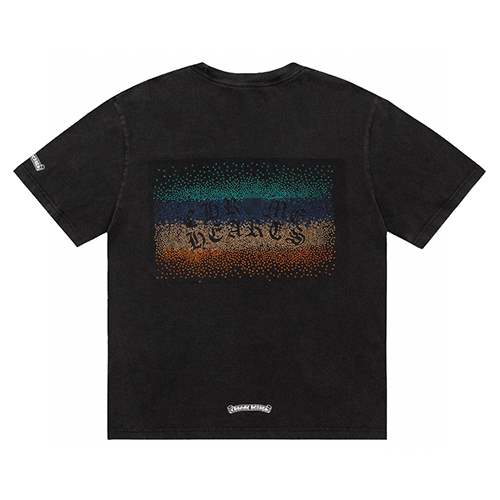 クロムハーツコピー  メンズ レディース 半袖Tシャツ