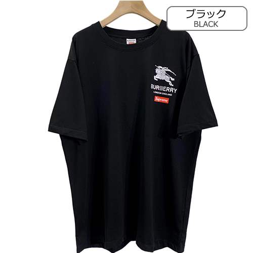 【バーバリー】×【シュプリーム】メンズ レディース 半袖Tシャツ 