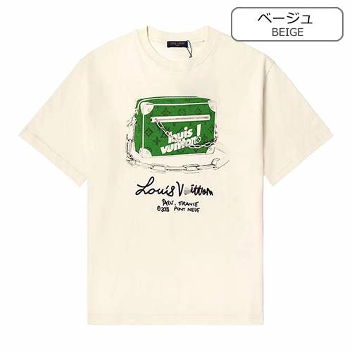【ルイヴ*トン】メンズ レディース 半袖Tシャツ 