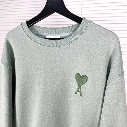 【AMI】メンズ レディース 長袖　スウェットTシャツ    