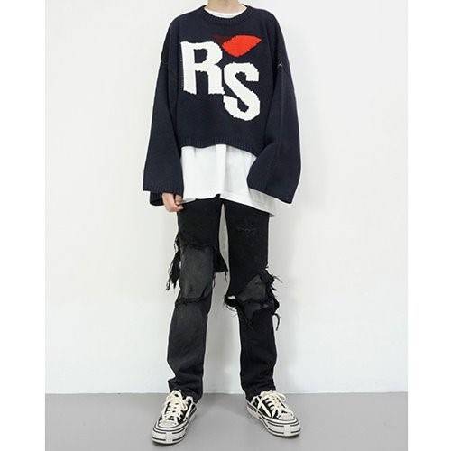 【RAF SIMONS】メンズ レディース ニット　セーター 