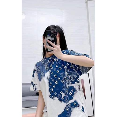 【ルイヴ*トン】メンズ レディース 半袖Tシャツ  