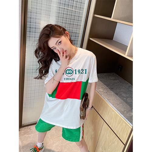 【グッチ】メンズ レディース 半袖Tシャツ 