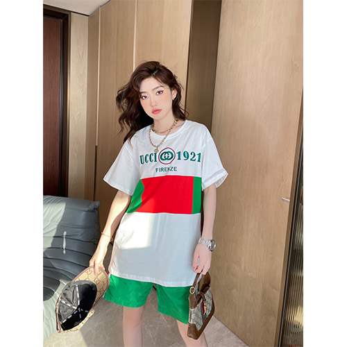 【グッチ】メンズ レディース 半袖Tシャツ 