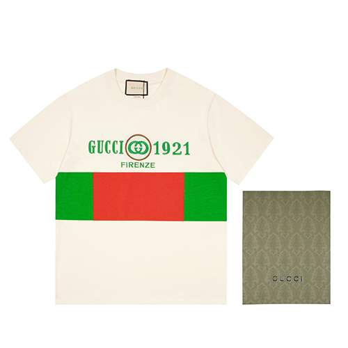 【グッチ】メンズ レディース 半袖Tシャツ 
