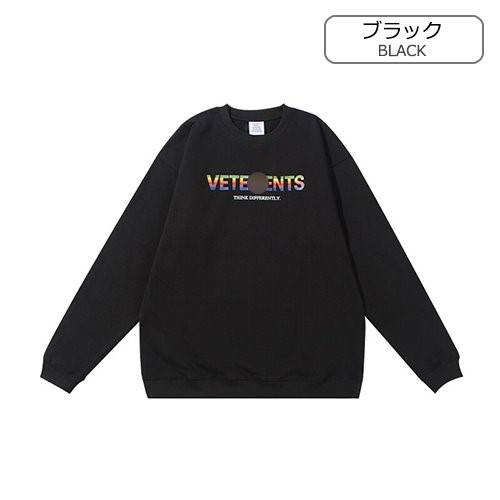 【ヴェトモン】メンズ レディース 長袖　スウェットTシャツ  