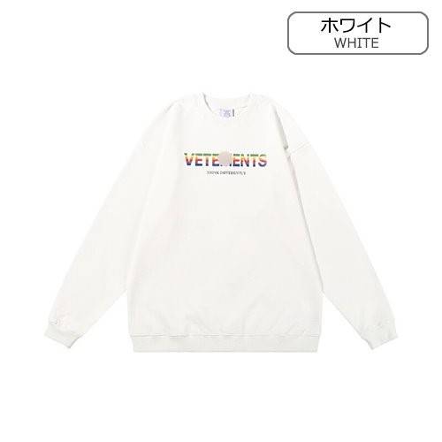 【ヴェトモン】メンズ レディース 長袖　スウェットTシャツ  