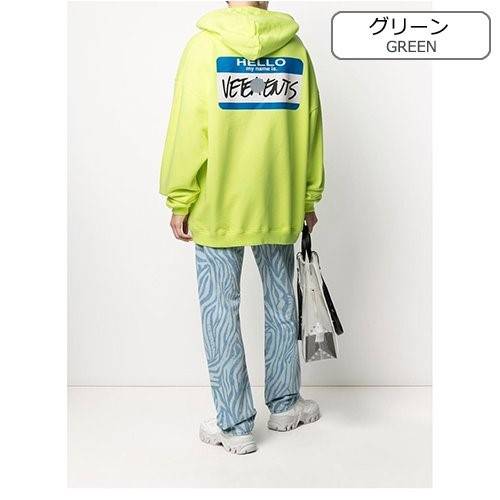 【ヴェトモン】フード Tシャツ パーカー  