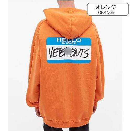 【ヴェトモン】フード Tシャツ パーカー  