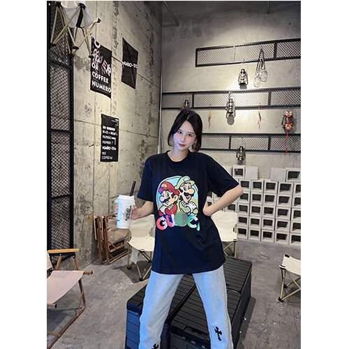 【グッチ】メンズ レディース 半袖Tシャツ 