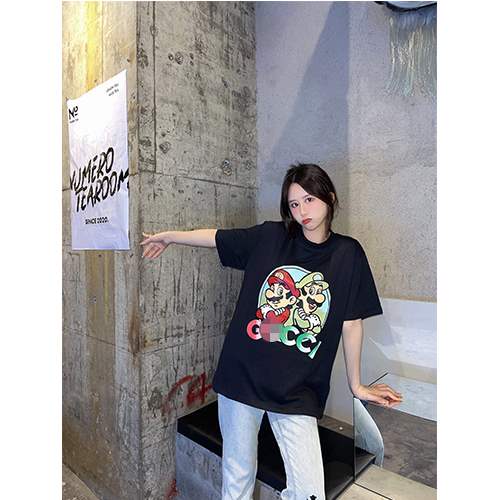 【グッチ】メンズ レディース 半袖Tシャツ 