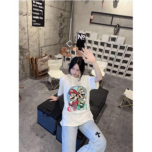 【グッチ】メンズ レディース 半袖Tシャツ 