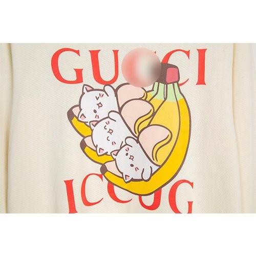 【グッチ】メンズ レディース 長袖　スウェットTシャツ  