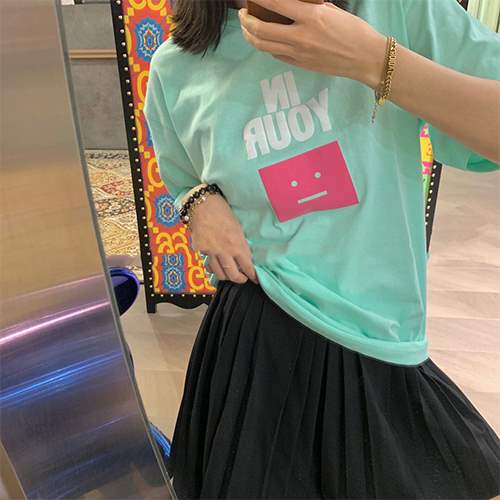 【アクネストゥディオズ】メンズ レディース 半袖Tシャツ 