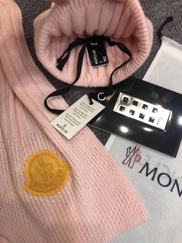 【モンクレール MONCL*R】マフラー ニット 帽子 セット 