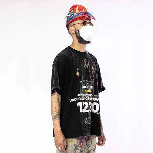 【アルアルアル123】×【UNION】メンズ レディース 半袖Tシャツ 