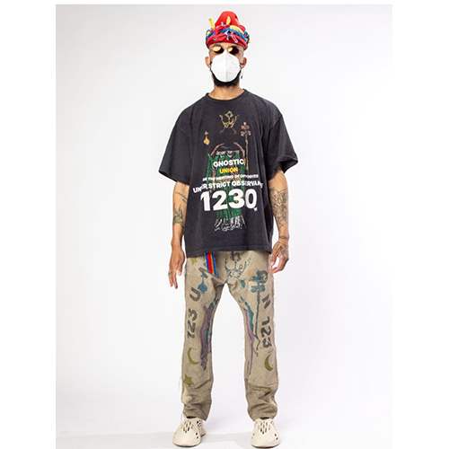 【アルアルアル123】×【UNION】メンズ レディース 半袖Tシャツ 