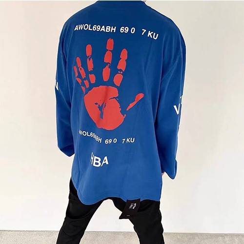 【HOOD BY AIR HBA】メンズ レディース 長袖Tシャツ