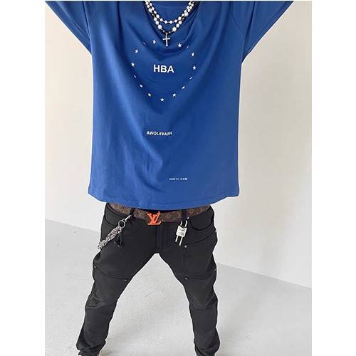 【HOOD BY AIR HBA】メンズ レディース 長袖Tシャツ