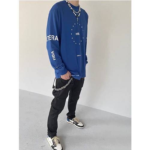 【HOOD BY AIR HBA】メンズ レディース 長袖Tシャツ