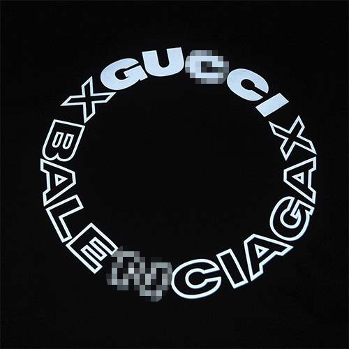 【グッチ】×【バレンシアガ】メンズ レディース 半袖Tシャツ 