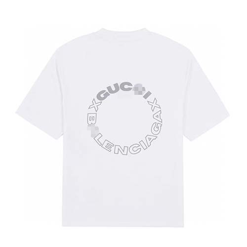 【グッチ】×【バレンシアガ】メンズ レディース 半袖Tシャツ 