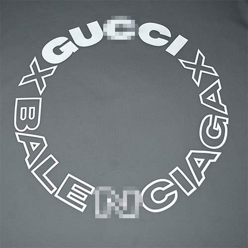【グッチ】×【バレンシアガ】メンズ レディース 半袖Tシャツ 