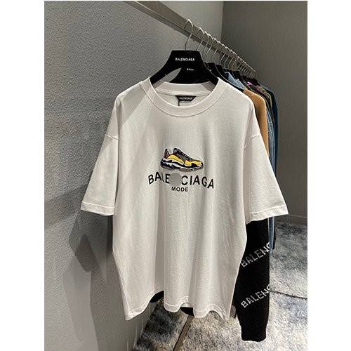 【バレンシアガ】メンズ レディース 半袖Tシャツ  