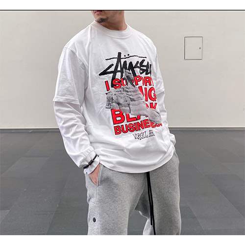 ステューシーコピー×  オフホワイト メンズ レディース 半袖Tシャツ