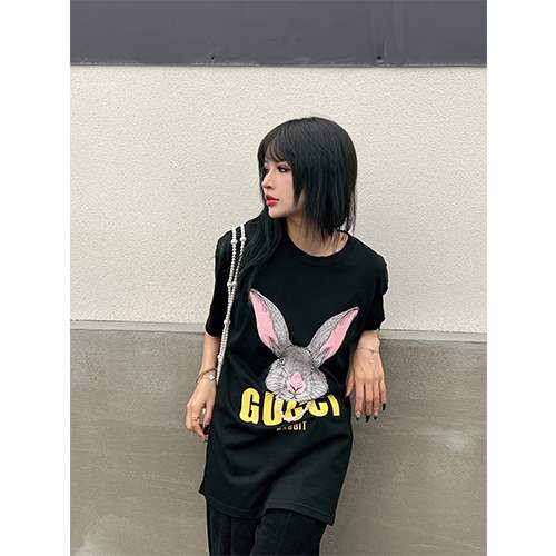 【グッチ】メンズ レディース 半袖Tシャツ 