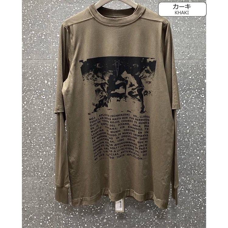 【リックオウエンス Rick O*ens】 高品質 メンズ レディース 長袖Tシャツ  